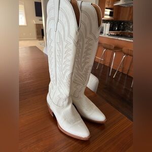 Tecovas Abby tall cowgirl boots (snow)